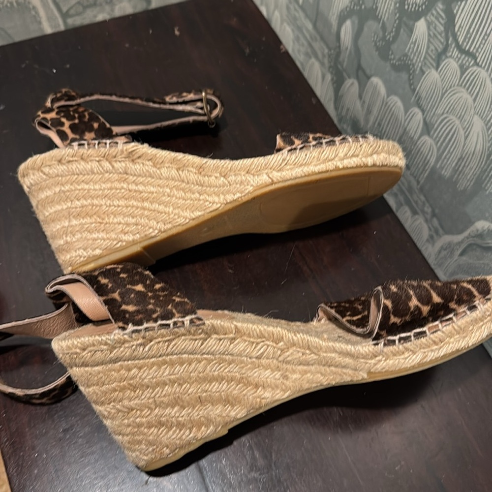J. Crew Collection leopard espadrilles 9 - Picture 5 of 6